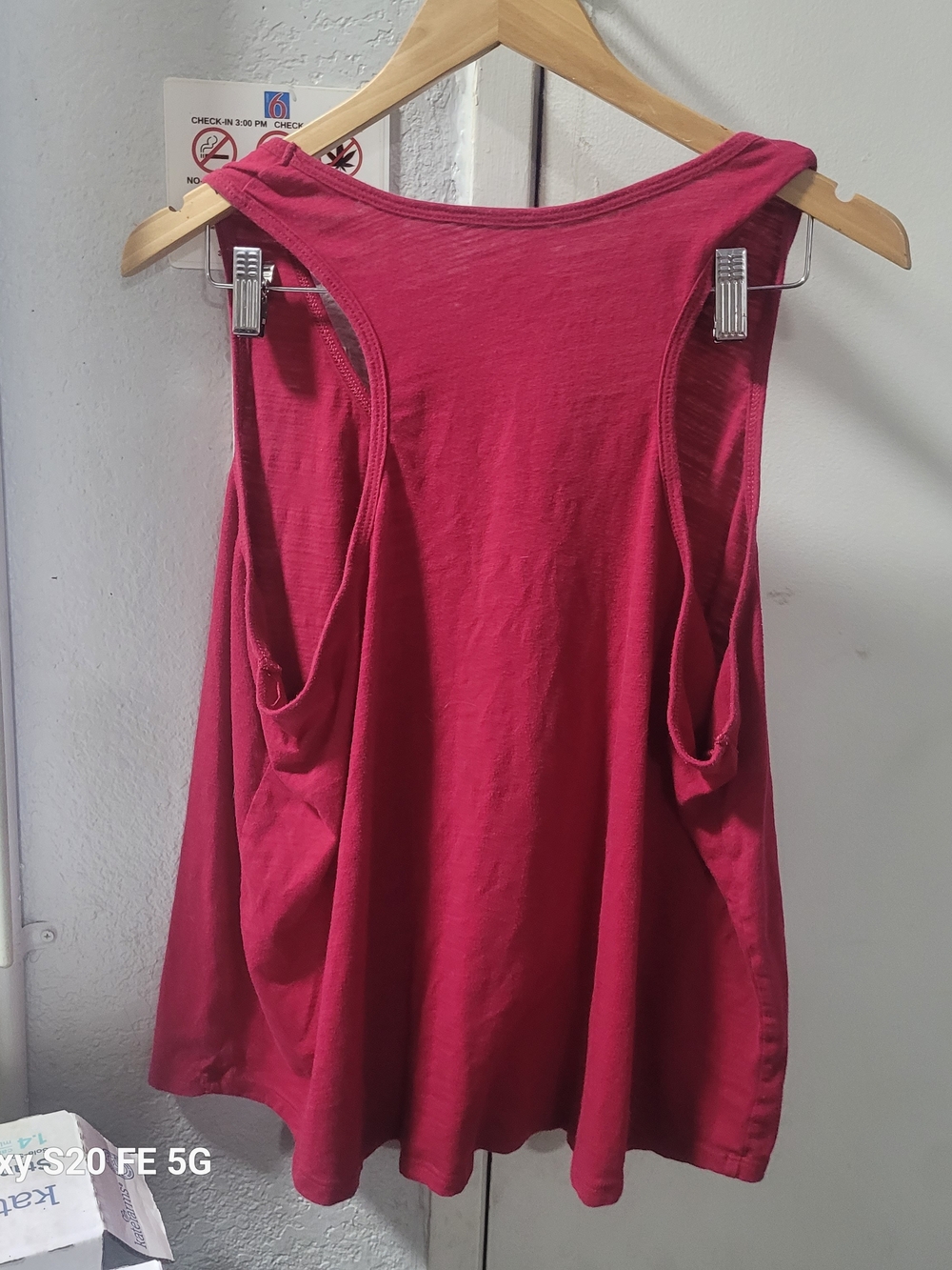 Secret Treasures Pink Graphic Tank Top - "Hold On Let Me Overthink This" 2x - Picture 3 of 3